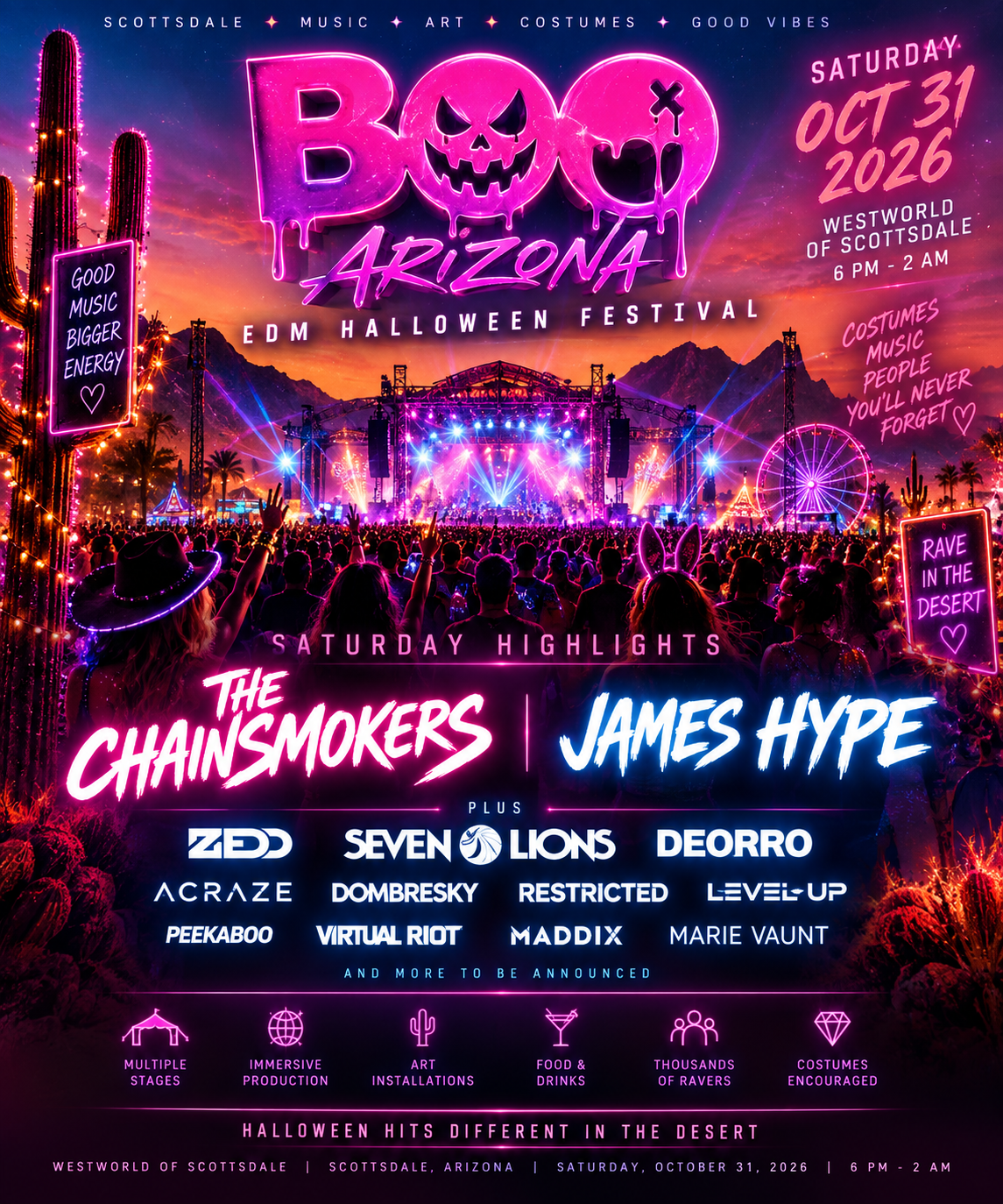 BOO Arizona Saturday flyer